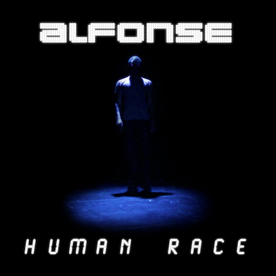 Cover art for Human Race - a figure in a spotlight