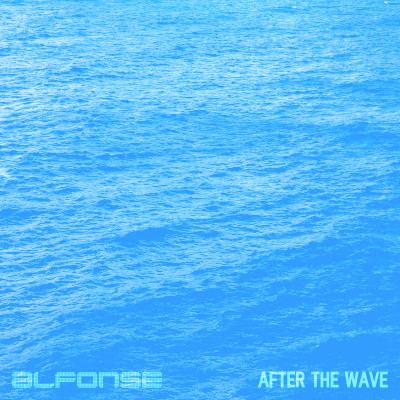 Cover art for After the Wave, with waves on a blue sea
