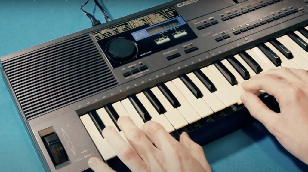 Casio HT-700 being played