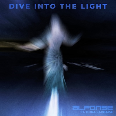 Dive Into the Light single cover art: a ghostly figure in the dark